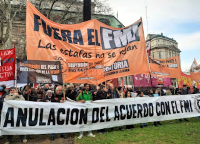 movilización por el no pago de la deuda