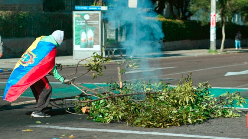 manifestaciones populares en Ecuador
