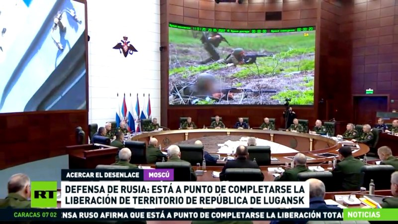 Estado Mayor de Rusia anuncia pronta liberación de Lugansk